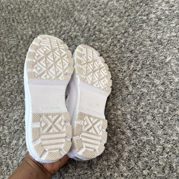 Converse Chuck Taylor All Star Lugged Low Top Sneakers Shoe White Size 8 - Picture 7 of 8